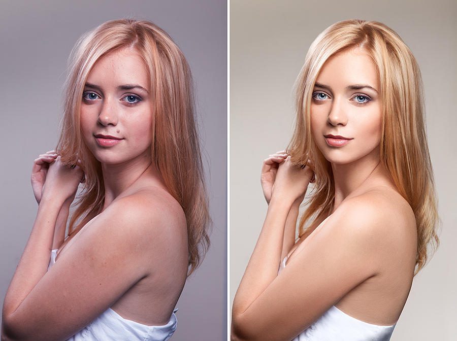 Retouching of Faces and Bodies