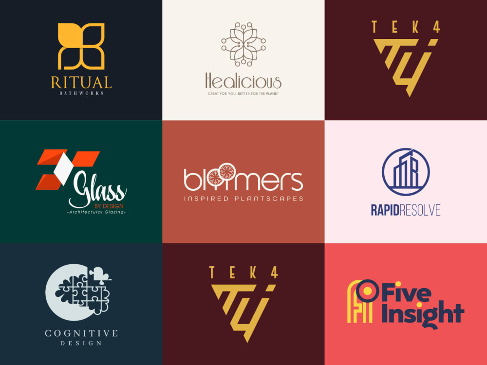 Design bespoke logo + unlimited revision