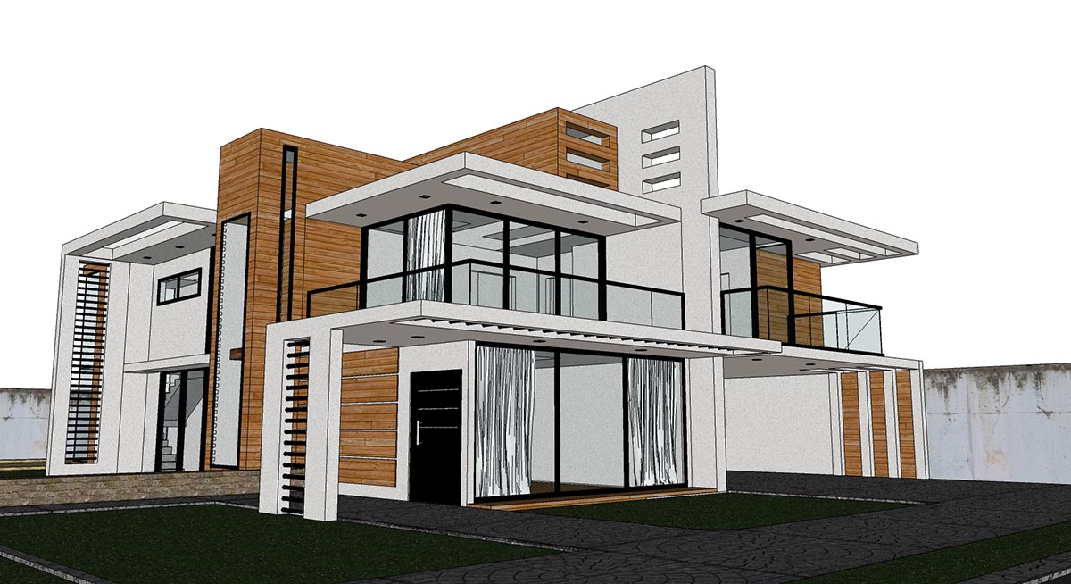 Draw any project (interior or exterior) in 3D Sketchup