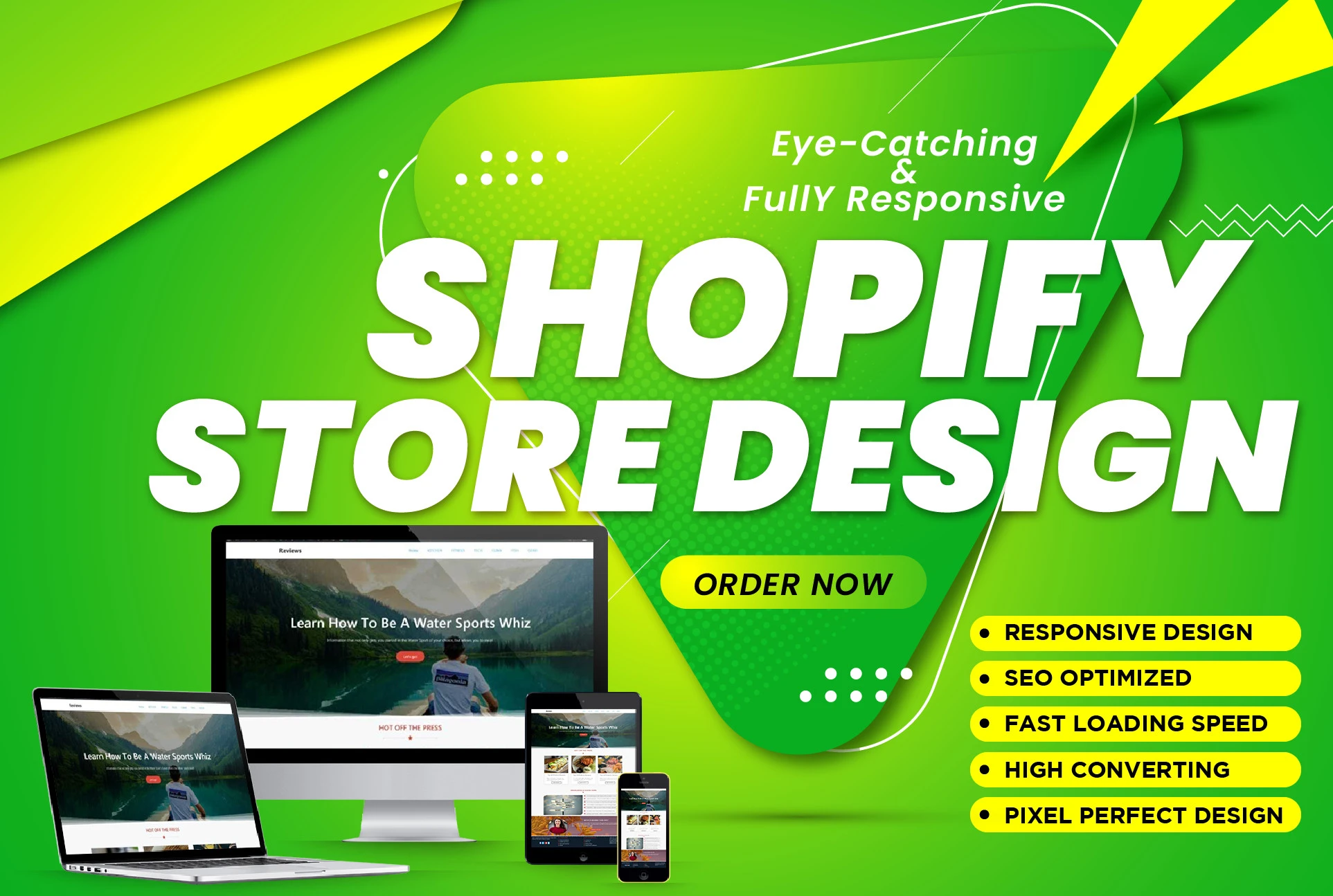 High converting shopify dropshipping store or website